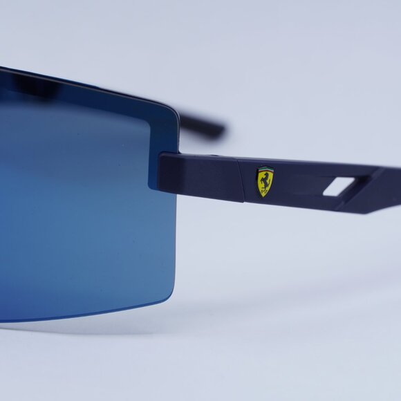 🕶️ New Ferrari Scuderia FZ6008U 509/55 Sunglasses - Blue Frame, Blue Lenses - Picture 5 of 11
